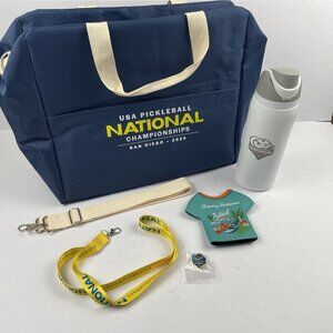 USA Pickleball National Championships 2025 Bundle Bag Bottle Pin Lanyard